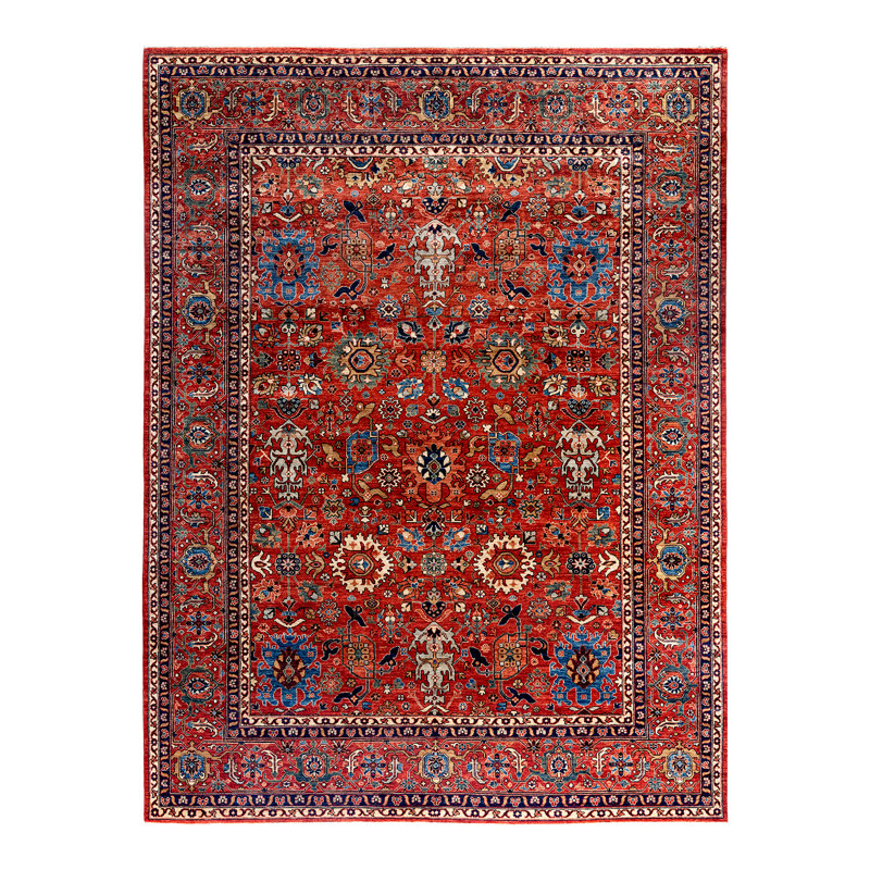 Serapi One-of-a-Kind Rectangle 8'10" X 11'9" Hand Knotted Area Rug