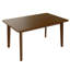 Table de salle à manger Rustic Farmhouse - Structure en bois massif, table de salle à manger minimaliste pour salle à manger, salon-216548858