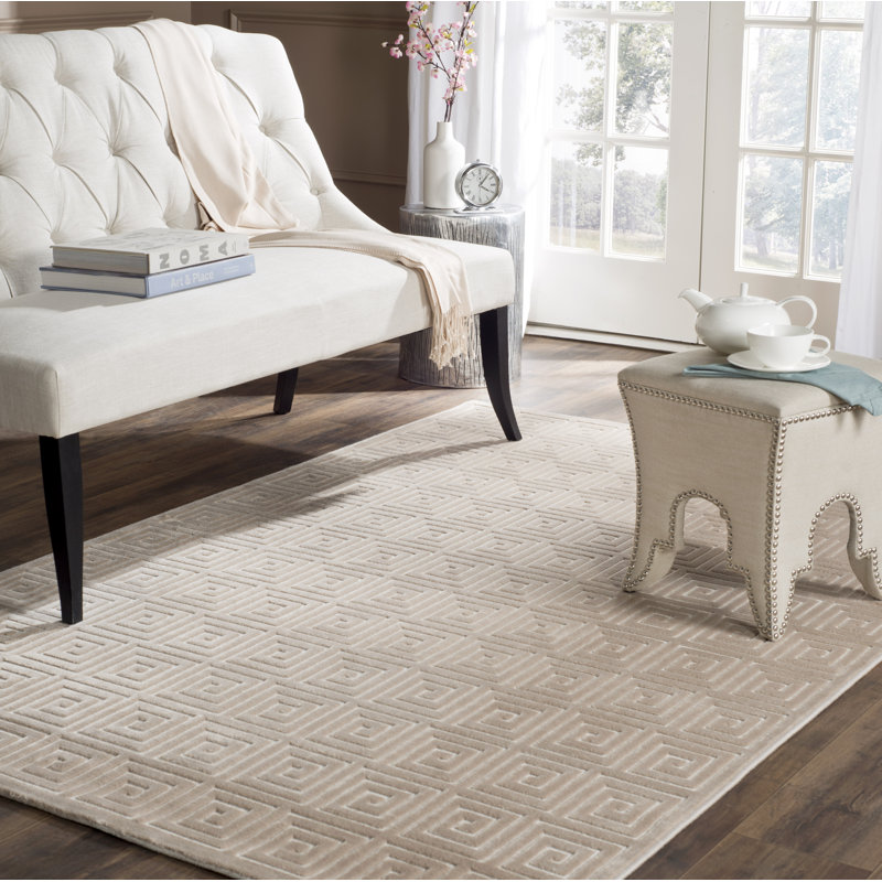 Seneffe Geometric Area Rug, Rectangle 94 x 140 cm