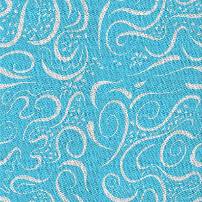 Wool Abstract Indoor Rug, Square 3'