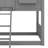 Twin-Over-Twin House-Themed Bunk Bed With Roof, Window, Door, Safety Guardrails-750213070
