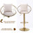 Velvet Soft Padding Adjustable Height Bar Stools (Set of 2)-259159672