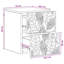 34.5cm W Composite Bedside Table-1613831862