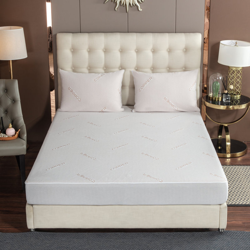 Damond Waterproof Fitted Mattress Protector Mattress Protector Case Pack, Queen