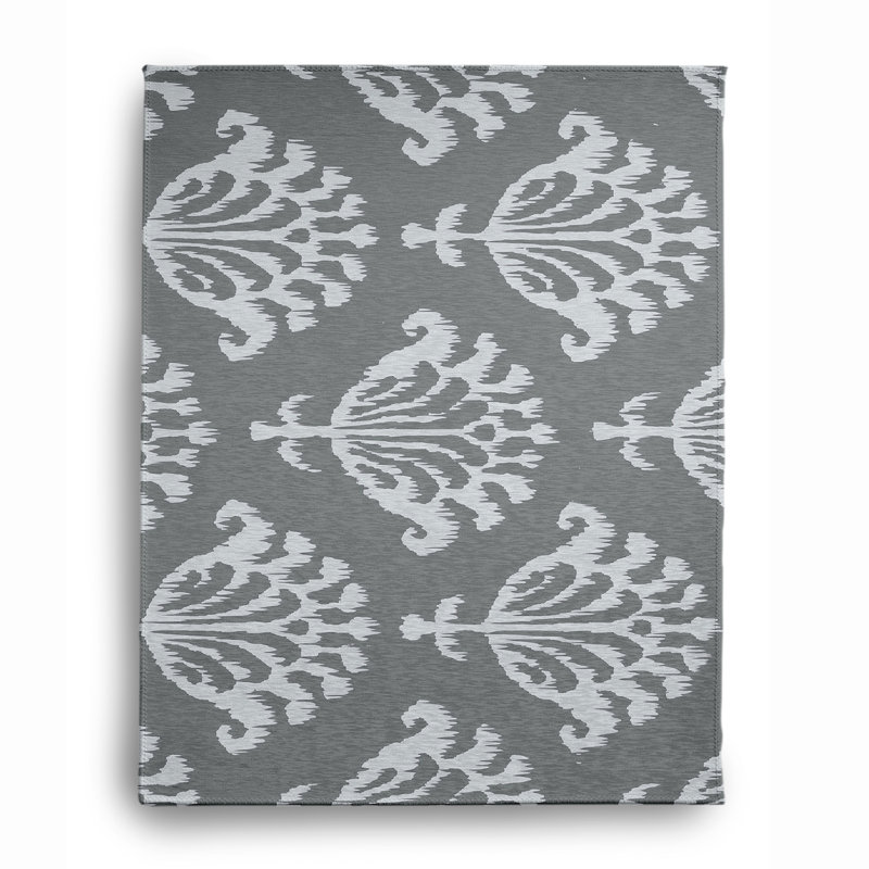 Andrii Chenille Floral Indoor Rug, Rectangle 4' x 6'