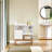 Modern Bathroom Storage Cabinet With 5 Open And 1 Hidden Storage Spaces, White