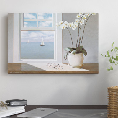 Orchidée, reproduction de photo sur toile tendue