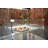 Lepley Square Aluminum Propane Fire Pit Table with Lid