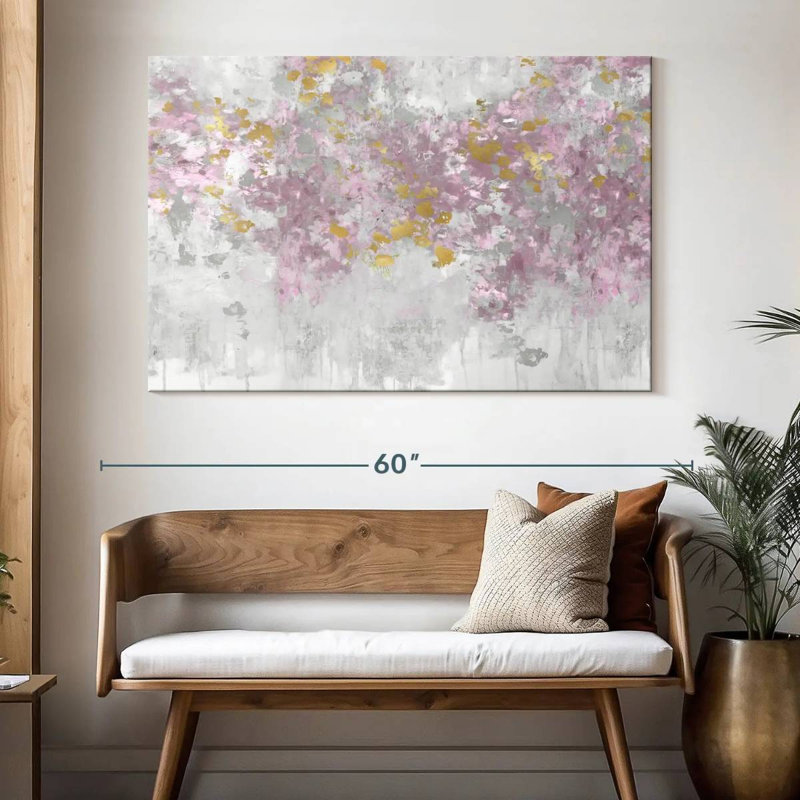 Avery Charmed Blush, 34" H x 51" W