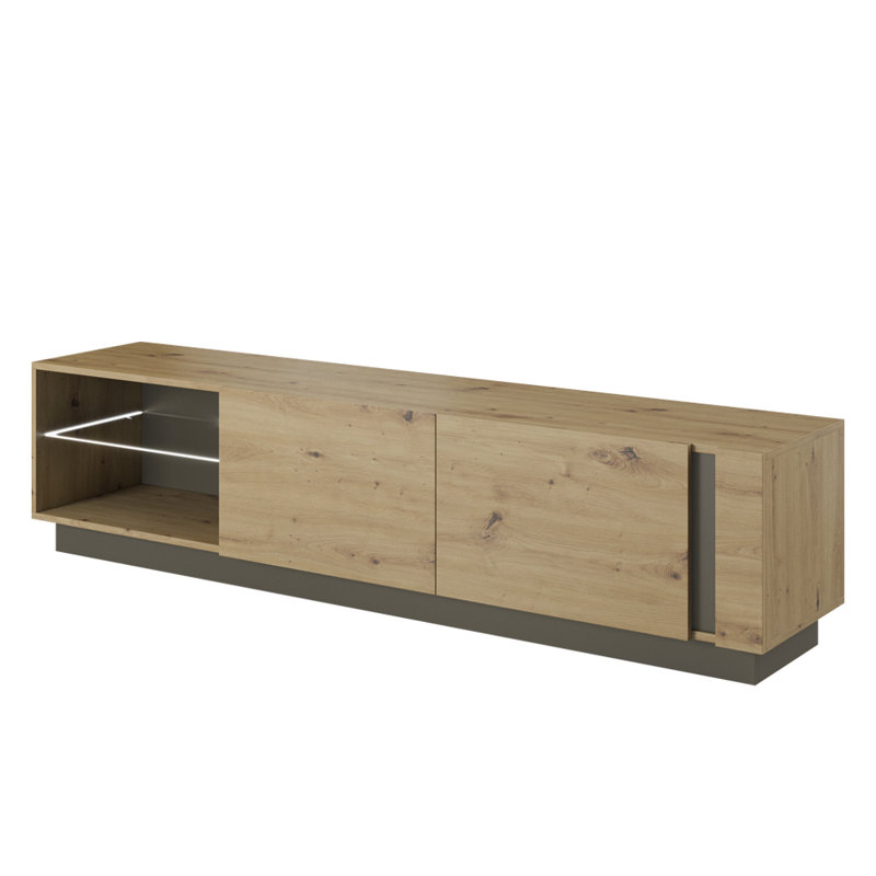 Armagh Unfinished TV Stand for TVs up to 70", Brown