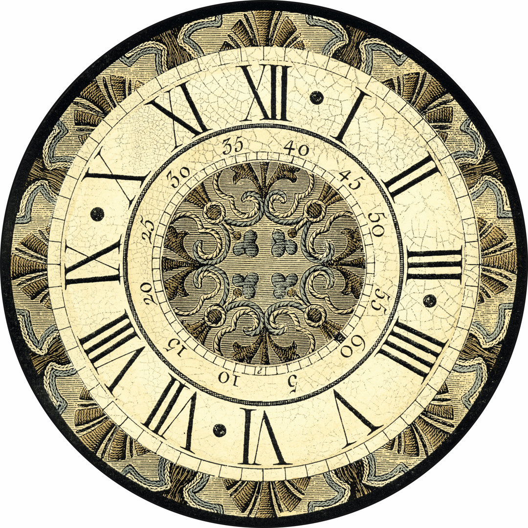 Leinwandbild Vintage Motif Clock von Vision Studio