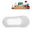 66.9'' x 31.5'' Soaking Acrylic Bathtub-232247566-232247562
