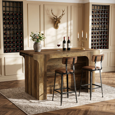 Table de bar 55 po avec rangement