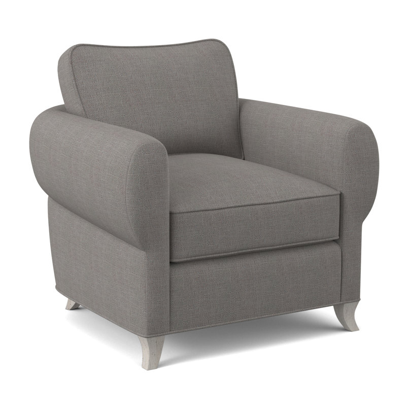 Fauteuil cocon, Bisque, Viscose ciel Kinsley