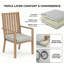 Ensemble de 4 chaises de patio d'extérieur en aluminium Deidre-96330431