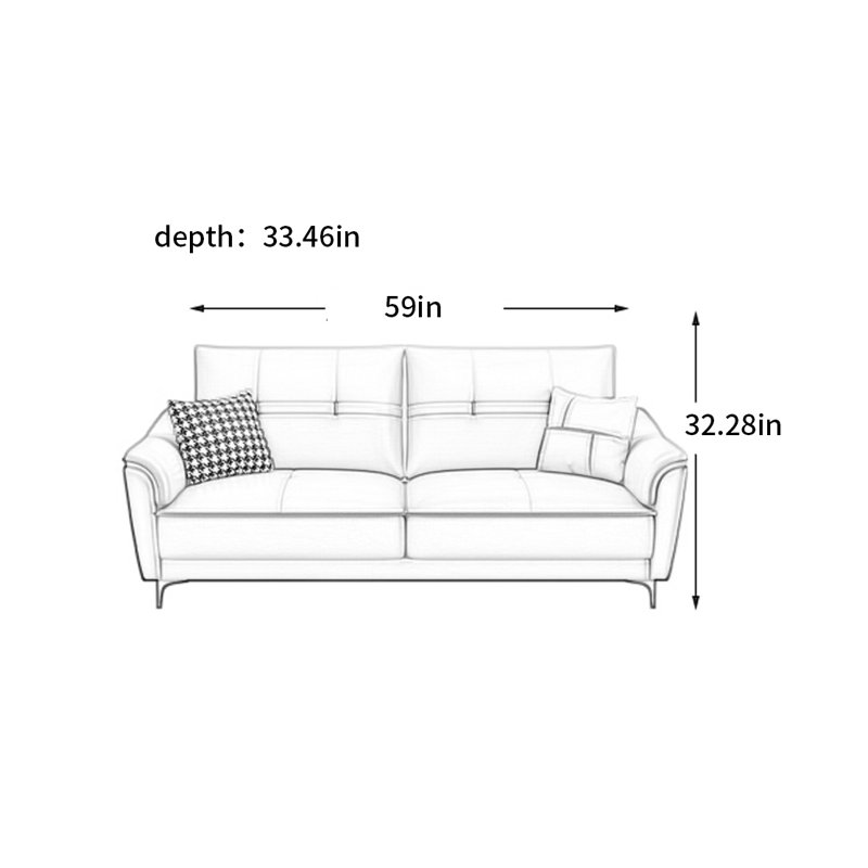 Nordic minimalist sofa