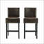 Ensemble de 2 tabourets de bar 26 po en cuir reconstitué Portman