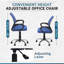 Petit fauteuil de bureau à hauteur réglable Julieann-98668450