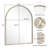 Vintage Mirror with Ornate Frame – Arch Metal Mirror for Wall Decor-827126336-827126333