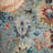 Shuo Tufted Wool/Cotton Performance Floral Rug in Blue/Rust-353517908