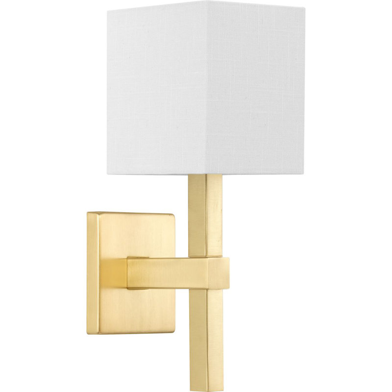 Akendra Steel Wallchiere, Satin Brass