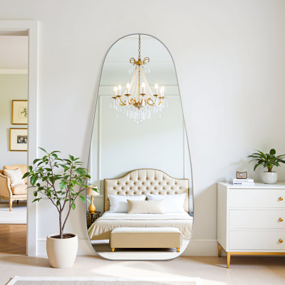 Grand miroir de plancher Waterdrop