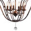 Norwich 6 - Light Glass Chandelier