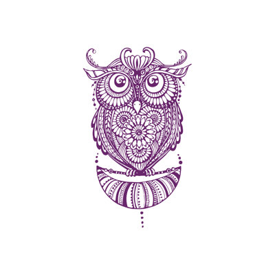 Décalcomanie murale hibou Shelia