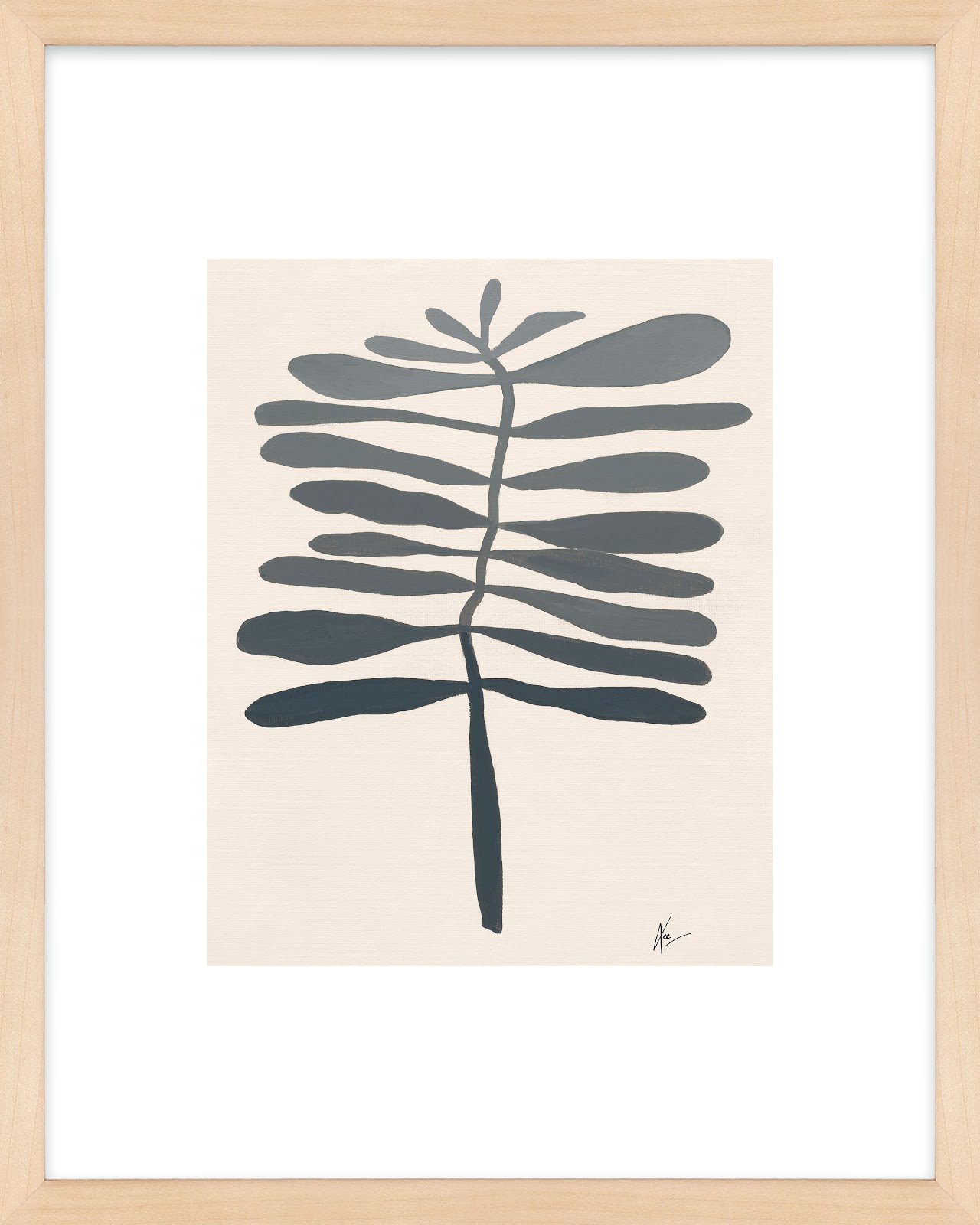 Flora 2 by Lee Lessem, Brown, 38" H x 30" W x 1.25" D