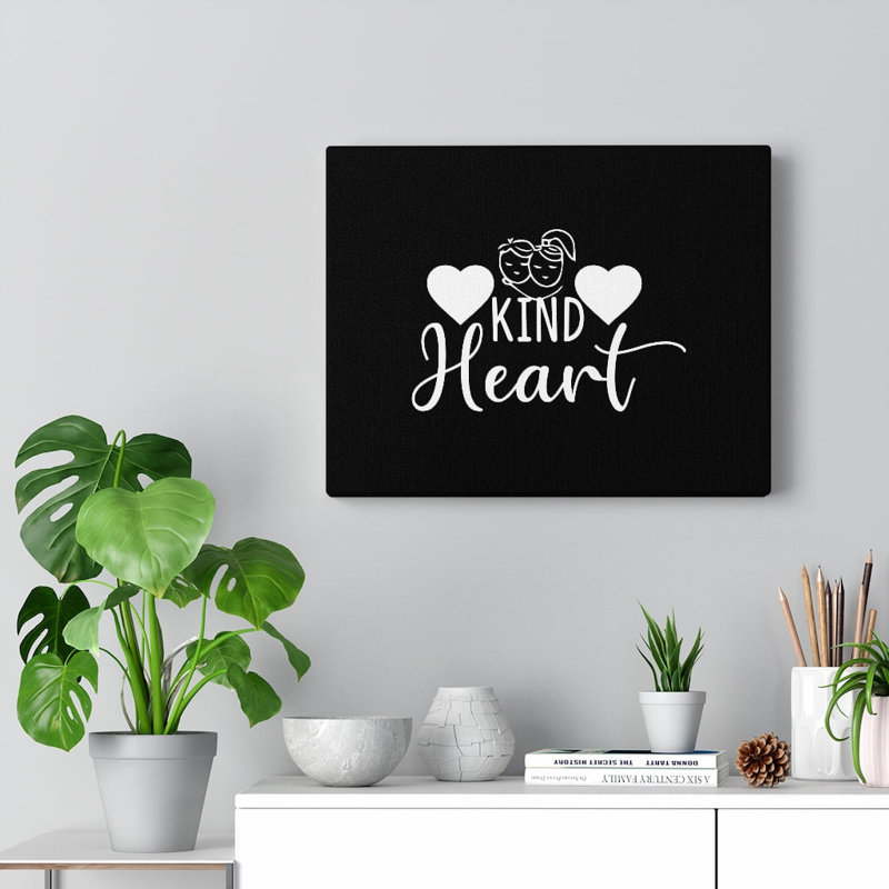 Kind Heart - Wrapped Canvas Print