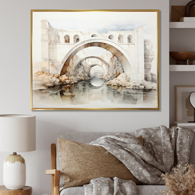 «Lyth Gray Bridge Minimalist Archway II», reproduction