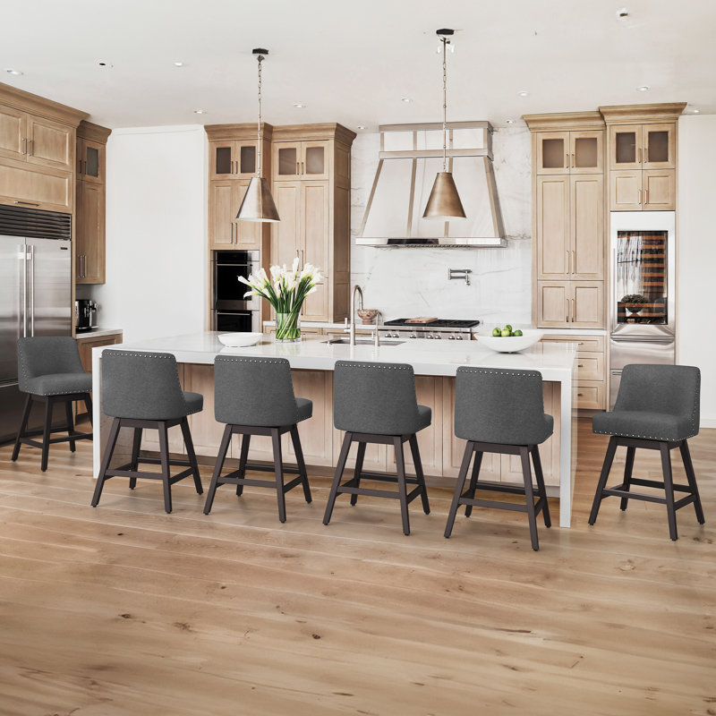 Zoe Upgrade - 6-Pack Carbon Gray - 26" Bar Stool