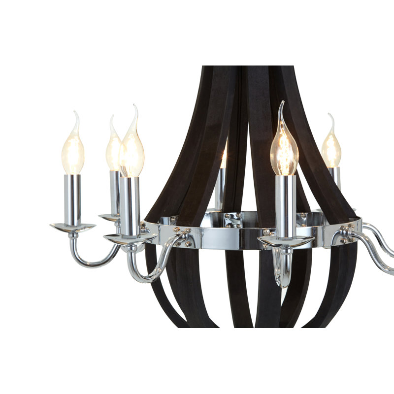 Madrona 8 - Light Candle Style Chandelier