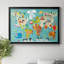 Carte du monde des enfants - cadre photo, impression sur toile-980036097-980036103