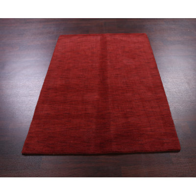 Lavdimir One-of-a-Kind 4'3" X 6' Wool Area Rug Brown