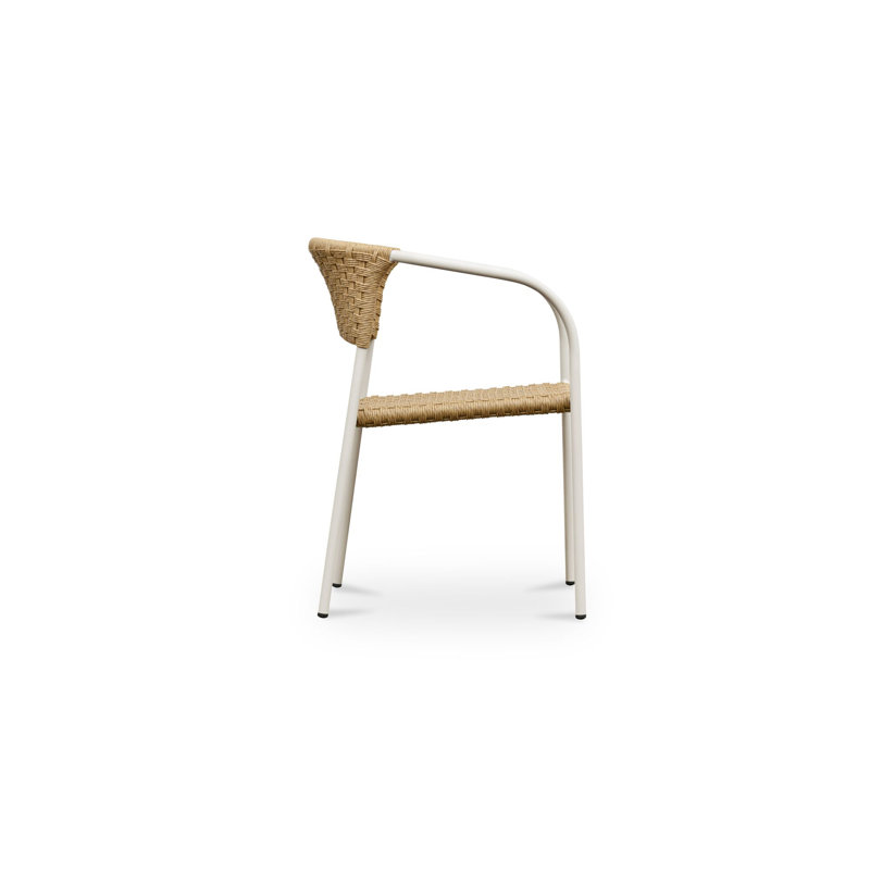 Polene Outdoor Dining Armchair, Tan, Beige
