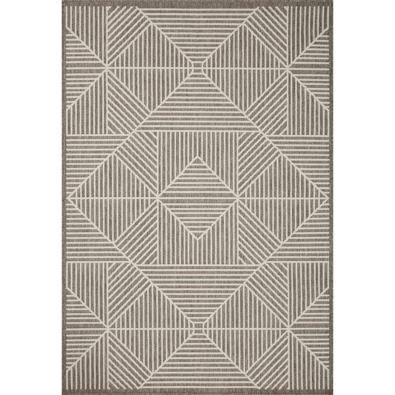 Abaigael Geometric Indoor / Outdoor Rug, Rectangle 2'2" x 3'9"