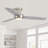 52''  3 - Blade Modern Dimmable Ceiling Fan with Remote Control and LED Light-561098156