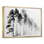 «Black and White Tall Pine Tree Forest», reproduction d'art sur toile-1384428740-1384428755-1384428759