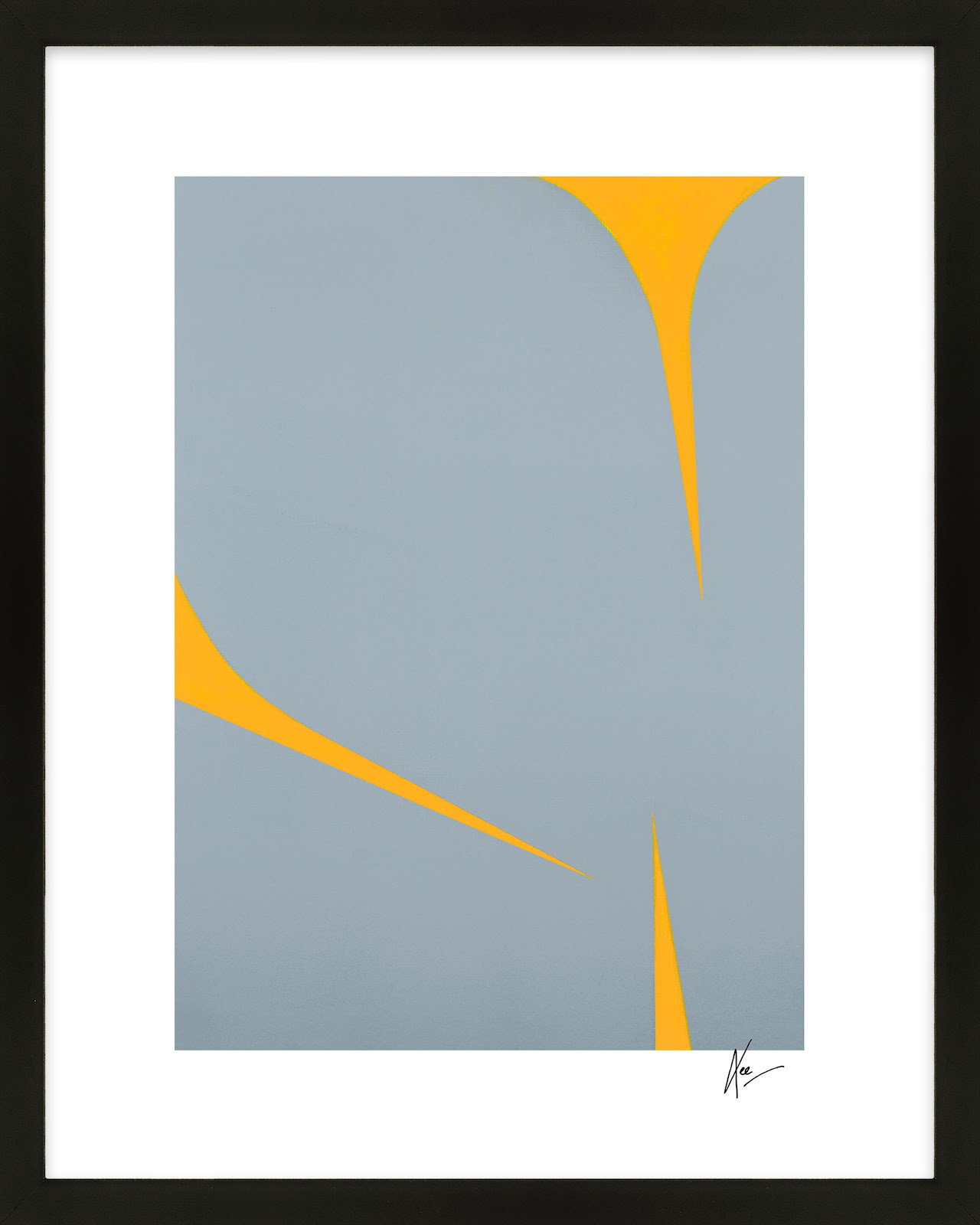 Clouds 2 by Lee Lessem, Black , 24" W x 30" H