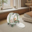 Sac de transport transparent pour chat avec roulettes, poignée télescopique extensible et bandoulière, fourre-tout à roulettes 4-en-1 pour le voyage, transporteur approuvé par la compagnie aérienne pour chats et petits chiens jusqu'à 20 lb-511895297