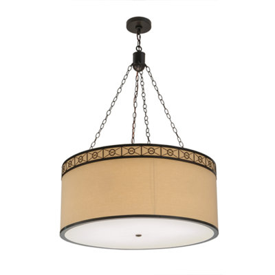 Lustre tambour 6 lumières Cilindro