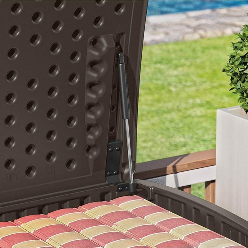 Suncast Minnesota 469L Storage Box, Java Brown