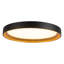 Nix 12-in Black dimmable LED Flush Mount-2113568597