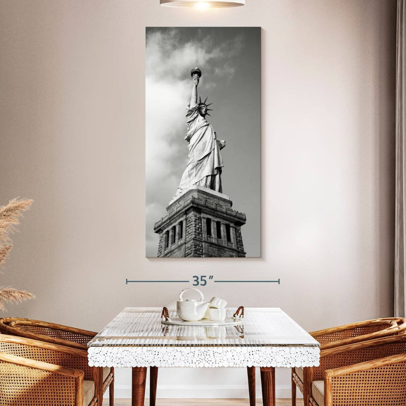 BW Lady Liberty, 54" H x 27" W