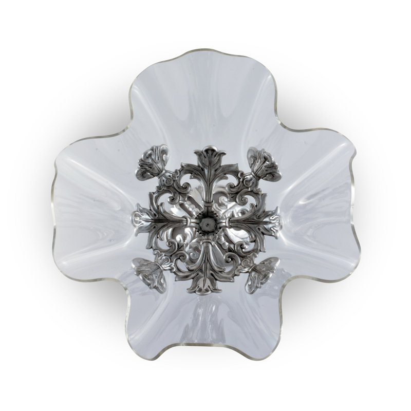 Fleur De Lis Fruit Bowl, 11"
