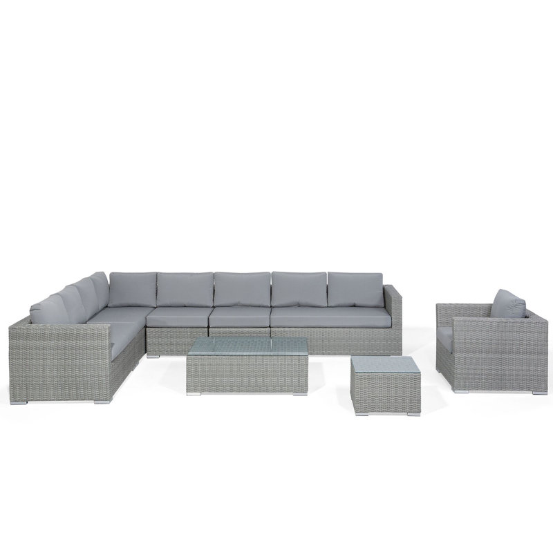 Garden Cushion Cover, Grey