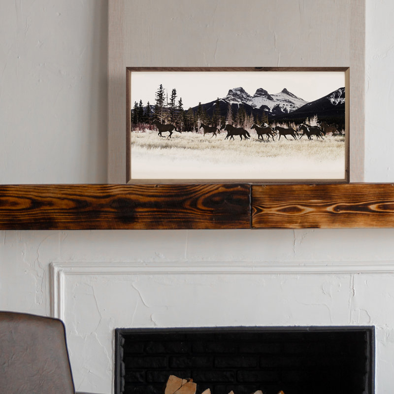 Running Horses, 20" H x 40" W