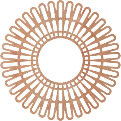 Médaillon de plafond en bois Cornellius