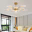 10 - Light Dimmable Sputnik LED Chandelier with Remote Control Included